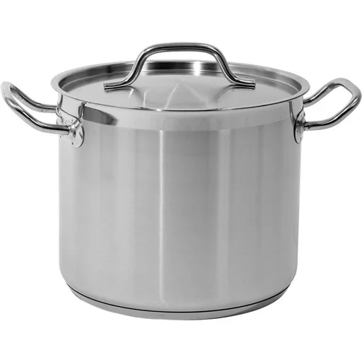 "NL Soup pot made of stainless steel - Ø24 x 20 cm - 9L - For all types of cookers image"