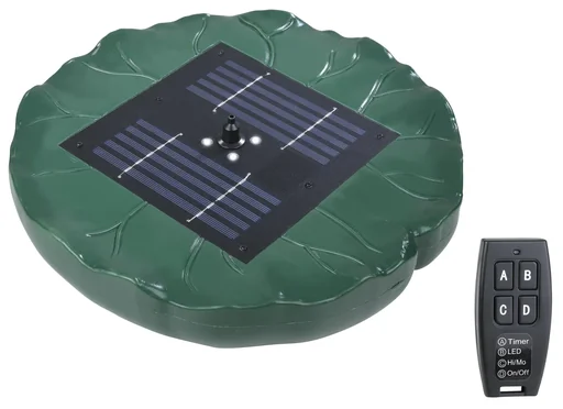 "Solar fountain lily with remote control image"