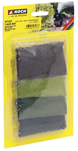 "Foliage set, 14 g each olive, light green, medium green, dark green image"