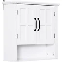 Wall cabinet with adjustable shelf white