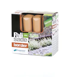 Beeteinfassung BORDER, terrakotta - 10 Stück, 2,5 m