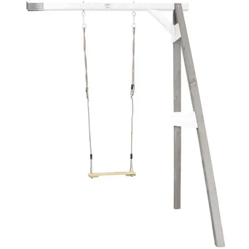 "Single swing grey wall mount / white image"
