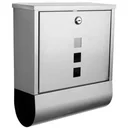 Mailbox - torino - stainless steel