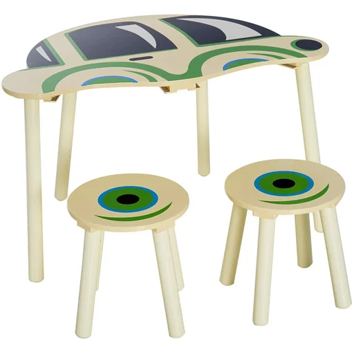 "Children's seating group in car design image"