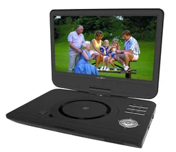 Draagbaar 10" lcd-scherm met dvd-speler
