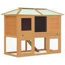 Rabbit hutch two floors wood