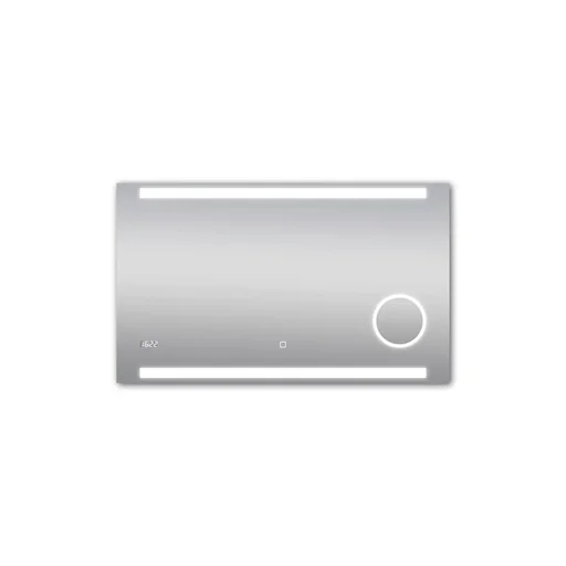 "Bathroom mirror with lighting, "King" - 140 x 60 cm - Light color neutral white - Illuminated cosmetic mirror image"