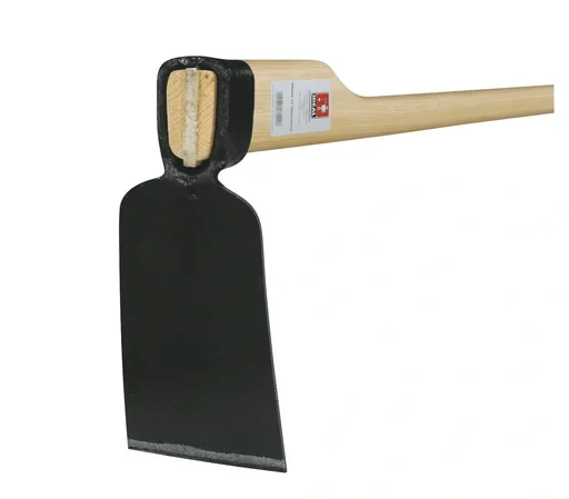 "Rhenish hoe, straight blade, square head, forged, size 1, ash long handle 135 cm image"