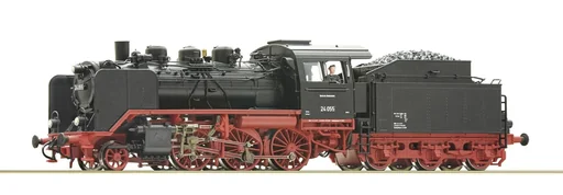 "Tender locomotive 24 055 Steppenpferd of the Deutsche Bundesbahn, H0, AC image"