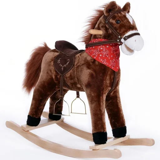 "Rocking chair children's horse with Stojg clamps image"