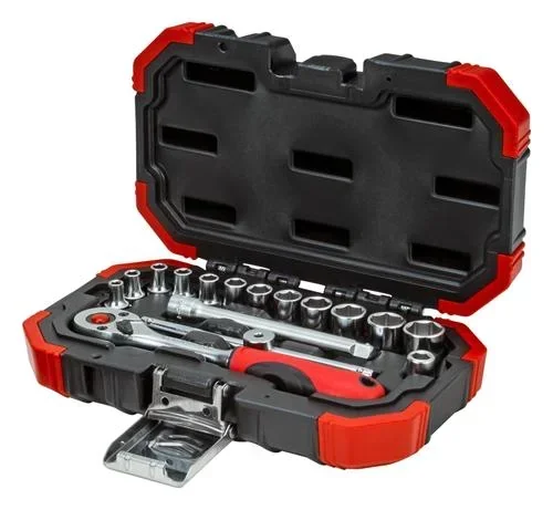 "Socket wrench set 1/4 SW4-13 mm 16-piece image"