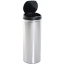 Stainless steel trash can 50L automatic sensor IR with inner bucket round