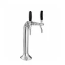 Tapzuil, Biertapzuil, chroom, 2 lineair, Elegant