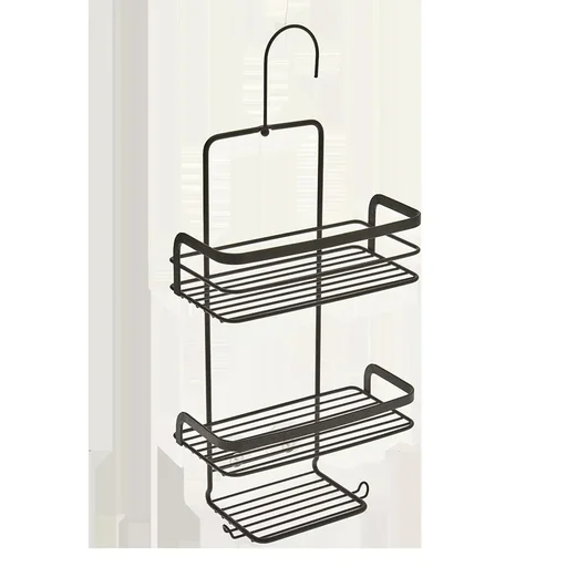 "Shower boy "Origin Lava", 3 levels, matt black, 23 x 12 x 38/ 47 cm image"