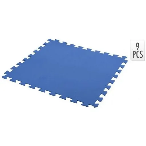 "Free and easy swimming pool tiles foam blue 9 pieces image"