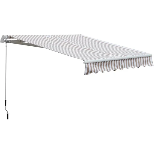"Awning with hand crank image"