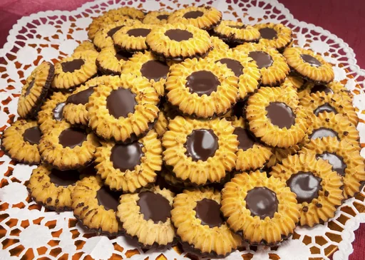 "Butter biscuits “Choko-Rondos”, with chocolate, 2 x 400 g image"