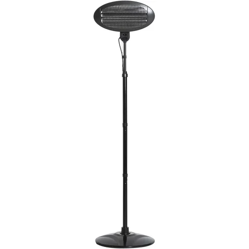 "Patio heater electric 650W/1300W/2000W L50 x W50 x H(180-210) cm image"