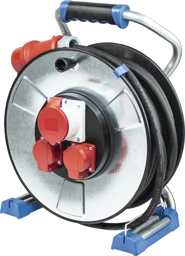 "CEE Cable Reel IronCoat Xperts 320mmØ 25m H07RN-F 5G2.5, 400V/16A, IP44 image"