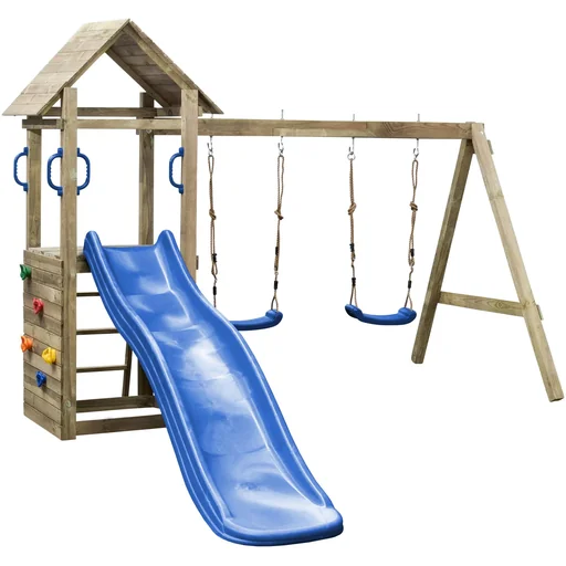 "Maria play tower with swings and image"