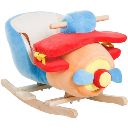 "Rocking animal swing rocking toy music airplane image"