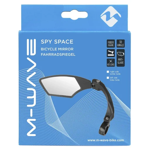 "Bicycle mirror "Spy Space", left image"