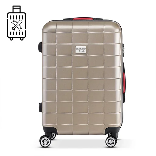 "Exopack hard-shell suitcase champagne 65x41x27cm image"