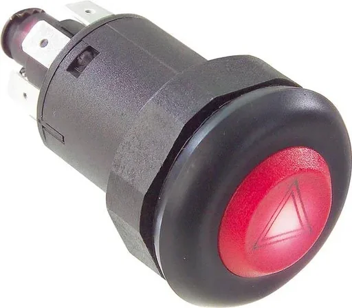 "Hazard warning light pressure switch image"