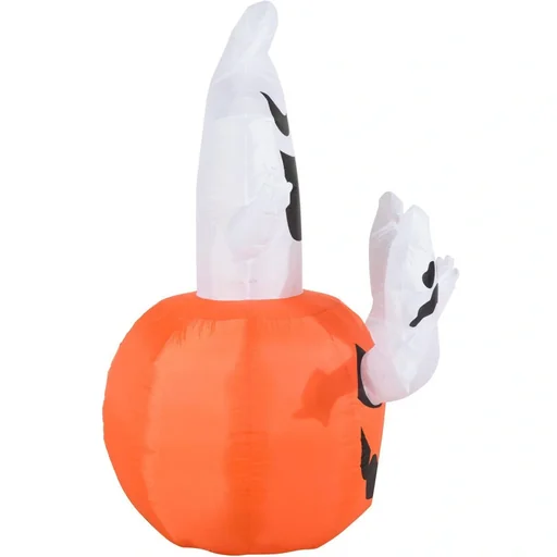 "Inflatable pumpkin with ghosts Halloween decoration LED image"