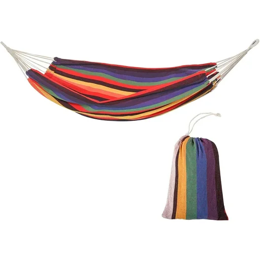 "Hammock with carrying bag multicolored image"