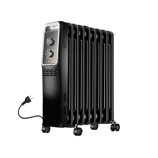"Oil radiator BC-84 2000 W, with thermostat, 3 heat settings 800/1200/2000 W image"