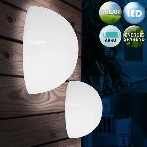 "LED solar lamp set (3 pieces) image"