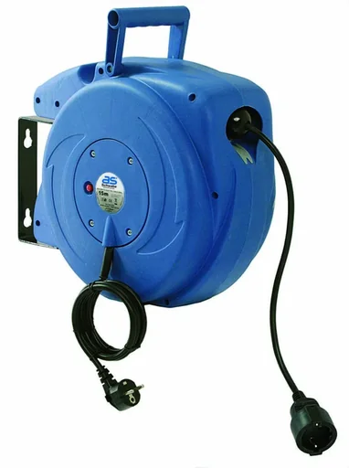 "Automatic cable reel 15m, with "easy to go" wall mounting image"