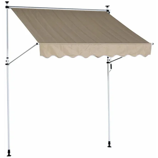 "Awning clamp awning beige 300 x 150cm image"