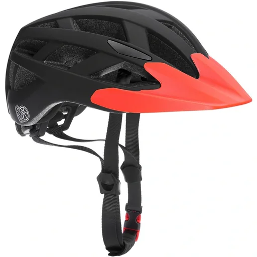 "Children's helmet black-orange size S image"