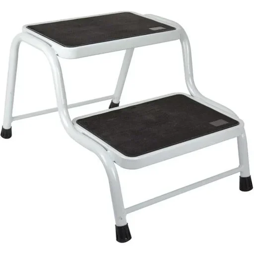 "Caravan steps with 2 steps black 300kg image"