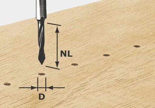 "Through-hole drill HW D5 / 30 image"