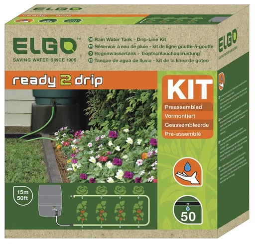 "Rain barrel drip pipe for vegetable patch (RWK50) image"