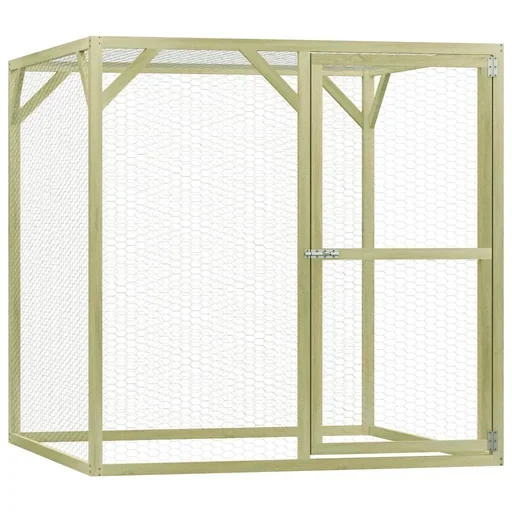 "Chicken coop 1.5x1.5x1.5 m impregnated image"