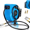 Pneumatic hose reel 10m quick coupling 1/4"