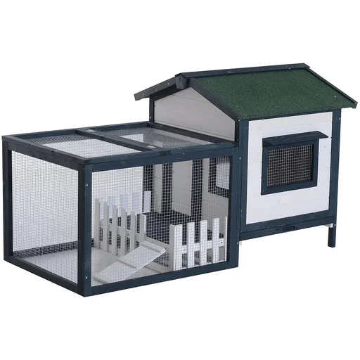 "Rabbit hutch rabbit hutch with fence outdoor enclosure image"