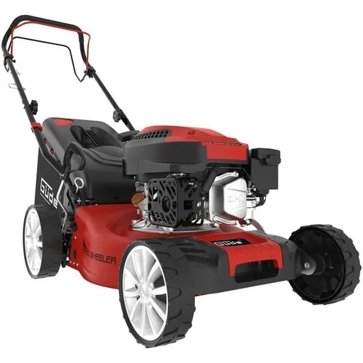 "Petrol lawn mower with self-propelled drive - 40.5 cm cutting width - 6-way cutting height adjustment - ECO WHEELER 413.2 R image"
