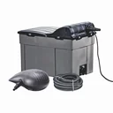Complete pond filter set "FPU16000-00" with 3 chambers, 18 watt UVC pond clarifier & filter pump, for pond sizes up to 16,000 liters