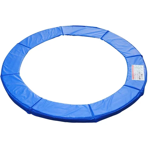 "Trampoline edge cover 244cm weatherproof PVC PE blue image"