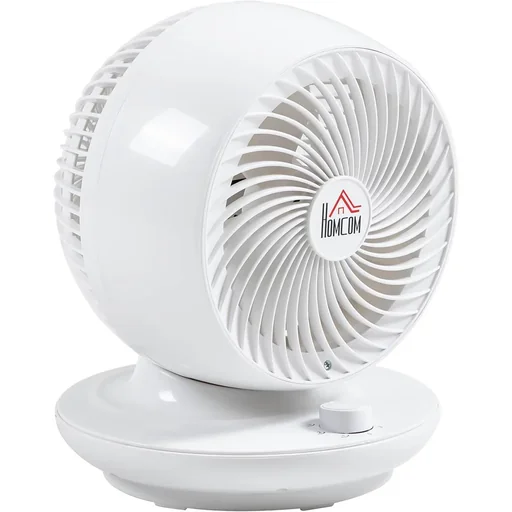 "Table fan recirculation fan 90° tilt function 70° oscillation 3 speeds ABS plastic l Ø27 x 34H cm image"