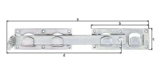 "Double gate throw image"