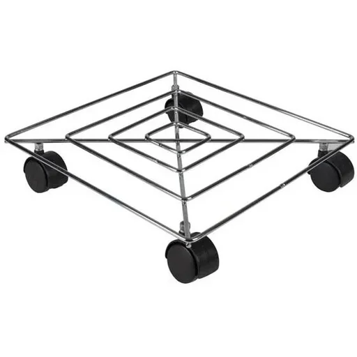 "Plant trolley - steel wire - square - 300 x 300 mm - max. load 50 kg image"