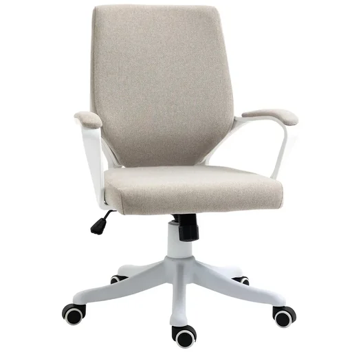 "Office chair desk chair home office chair with rocker function backrest height adjustable thick padded ergonomic image"