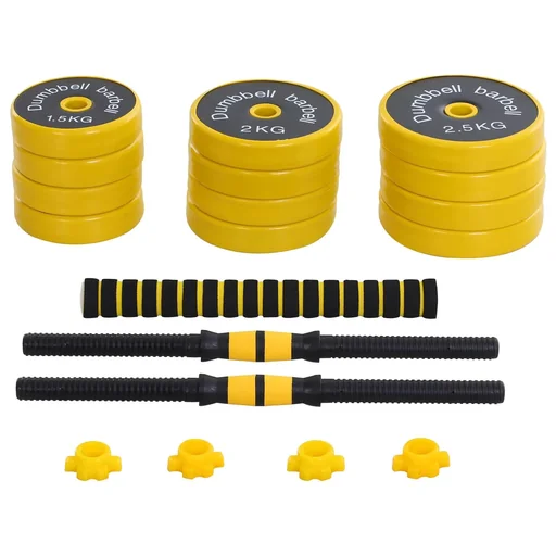 "25 kg dumbbell & barbell ergonomic high-quality adjustable 3-in-1 image"