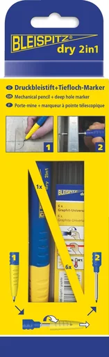 "Mechanical pencil + deep hole marker graphite, including 6 leads image"